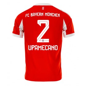 Pánské fotbalový oblečení Bayern Munich Dayot Upamecano #2 Domácí košile 2025-26 Krátkým Rukávem